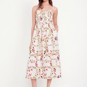 Floral Print Midi Dress